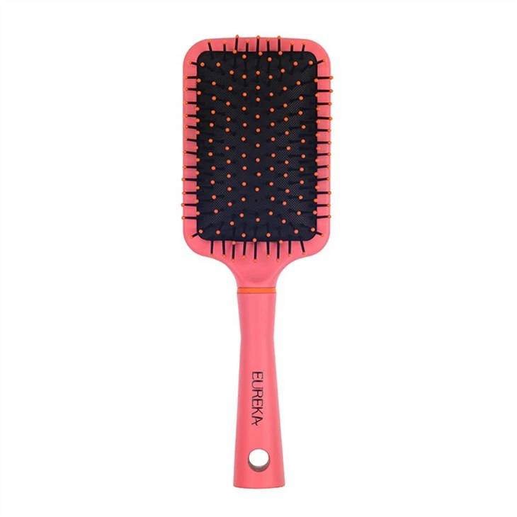 EUREKA 9594NHR Paddle Cushion Hair Brush with Nylon Bristles