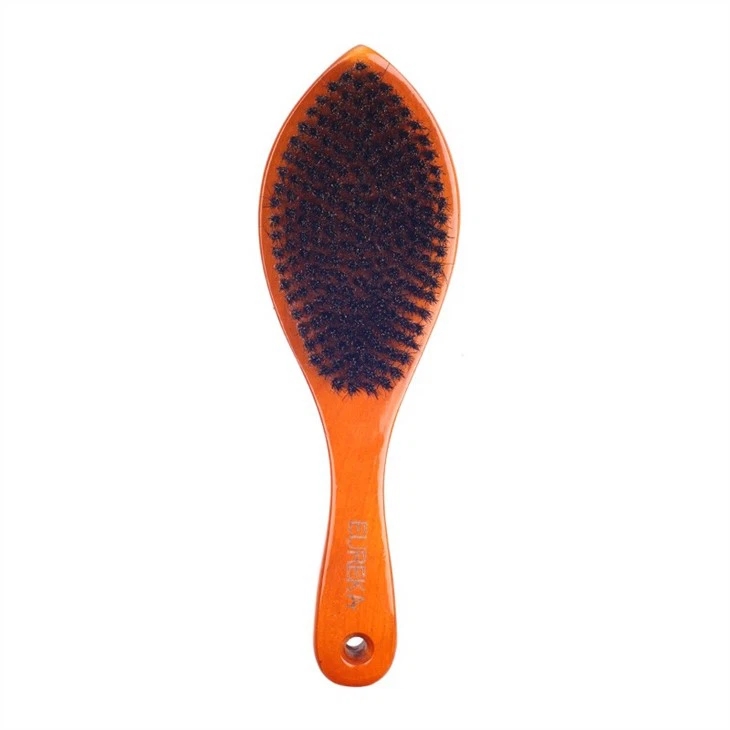 EUREKA Wave Style Boar Bristle Brush for Men’s Grooming
