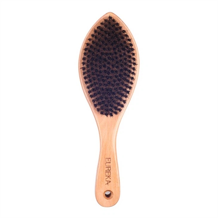 EUREKA Wave Style Boar Bristle Brush for Men’s Grooming